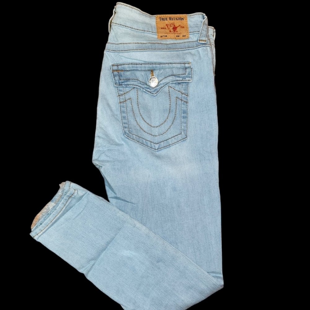 True Religion Distressed Skinny Jeans